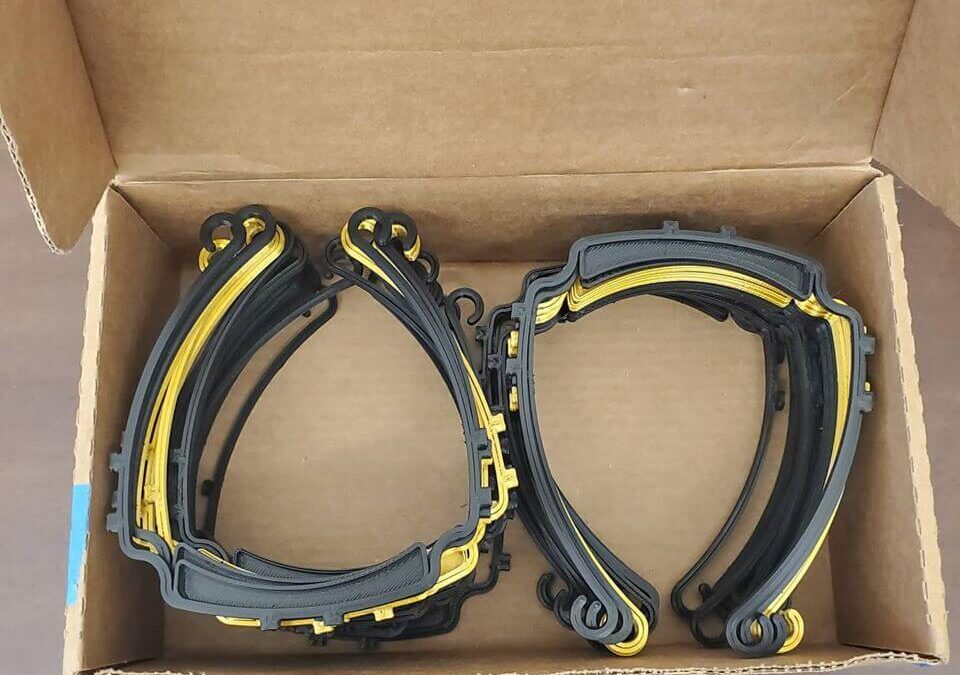 Michael Casselli ’87 Producing Reusable Face Shield Holders